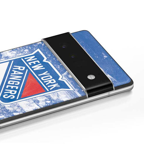 NHL New York Rangers Frozen Google Pixel 6 Skin